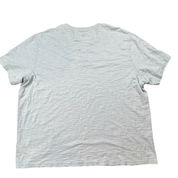 Joseph Abboud Shirt Mens XXL Cotton Henley Round Neck Button Blue Woven B212 - Picture 4 of 9